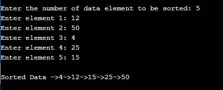 merge sort program in c++