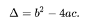 roots of quadratic equation