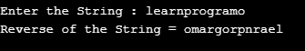 program to reverse a string in c++