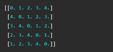 nxnxn matrix python 3 program