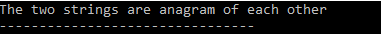 comparing ascii values