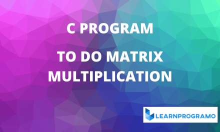 Leap Year Program in C | Program for Leap Year in C - LearnProgramo