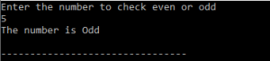 Odd or Even Program in C | Even or Odd Program in C - Learnprogramo