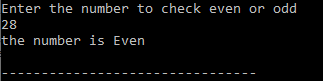 using modulus operator