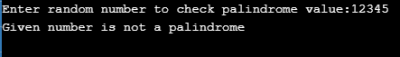 Palindrome Program in C++ | Palindrome String Program in C++