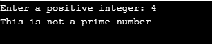 prime number program in c++