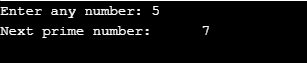 next prime number