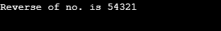 program to reverse a number in c++