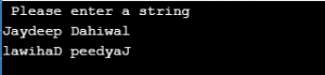 C++ Program to Reverse a String | Program to Reverse a String in C++