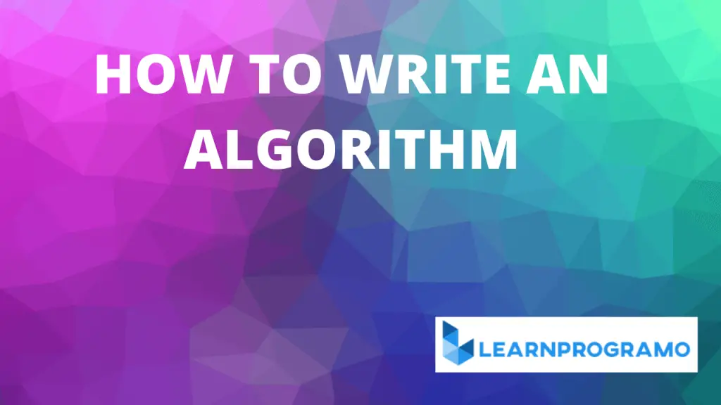 what is algorithm in c