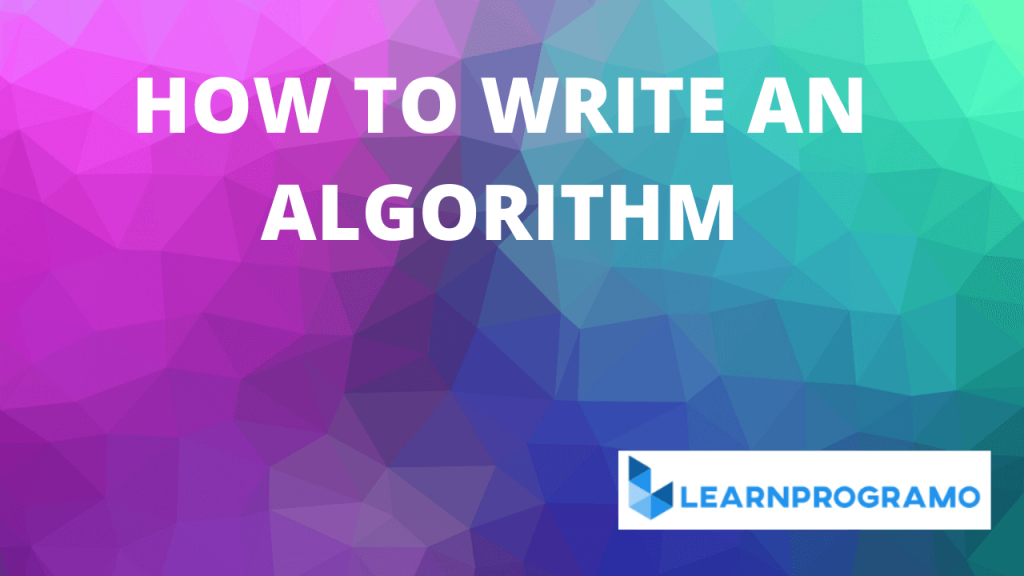 what is algorithm in c