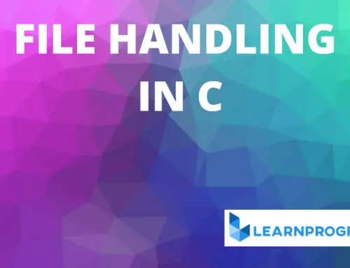 What is File Handling in C