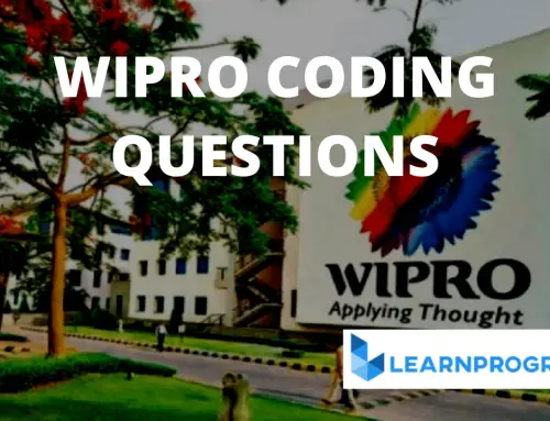 Wipro Coding Questions With Answers 2022 [Updated]