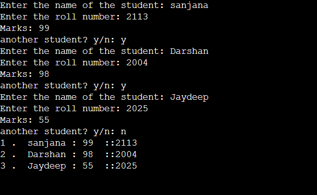 students mark lists program in python,student mark list program in python using for loop,student mark list program in python using dictionary