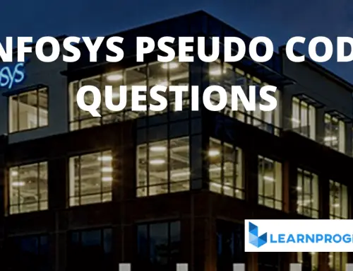 Infosys Pseudo Code Questions With Answers 2023 [Updated]